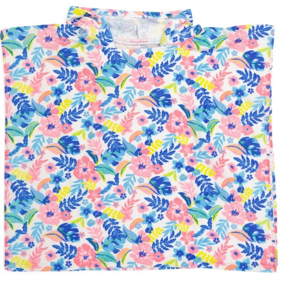 TOMMY BAHAMA Tropical Hooded Towel Kids Sizes 5-12 - Picture 2 of 2